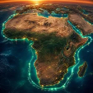 تشغيل 2Africa Pearls: كابل 180 تيرابت/ث الذي يعيد توصيل ثلاث قارات