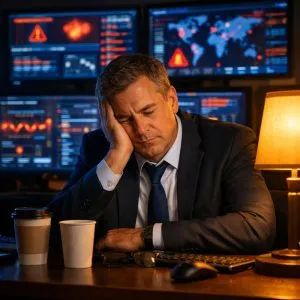 أزمة الإرهاق لدى مسؤولي أمن المعلومات: لماذا 63% من قادة الأمن يعملون على أعصابهم