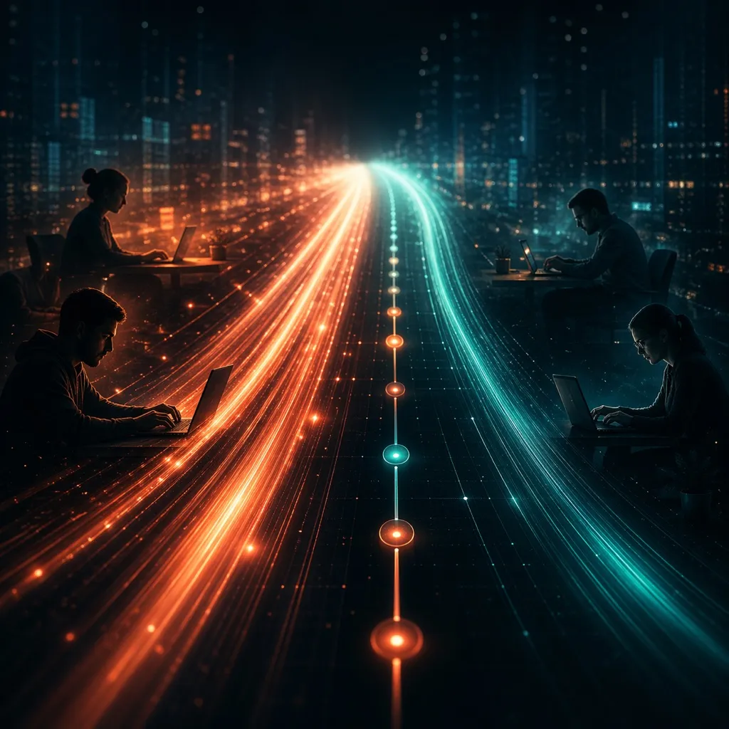 الكبار يغلقون خلال أسابيع والعامّون ينتظرون أشهراً: سوق التوظيف التقني المنقسم في 2026
